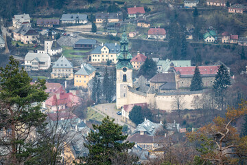The Old Castle in Banska Stiavnica, Slovakia, Europe.