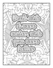 Inspirational Quotes, Quotes Coloring Page, Positive Quotes, Motivational Quotes Coloring Page