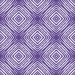 Medallion seamless pattern. Purple symmetrical kaleidoscope background. Watercolor medallion seamless tile. Textile ready unique print, swimwear fabric, wallpaper, wrapping.
