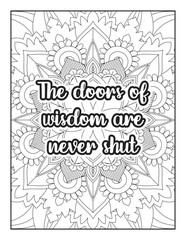 Inspirational Quotes, Quotes Coloring Page, Positive Quotes, Motivational Quotes Coloring Page