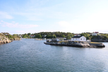 Fototapeta na wymiar Landscape of Styrsö island in Gothenburg, Sweden