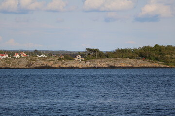 Landscape of Styrsö island in Gothenburg, Sweden