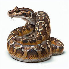 Fototapeta premium Dumeril’s Boa full body image with white background ultra realistic