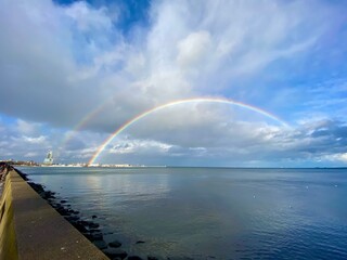 Rainbow over Gdynia
