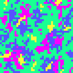 Colorful camouflage pattern