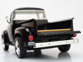 Black truck miniature toys
