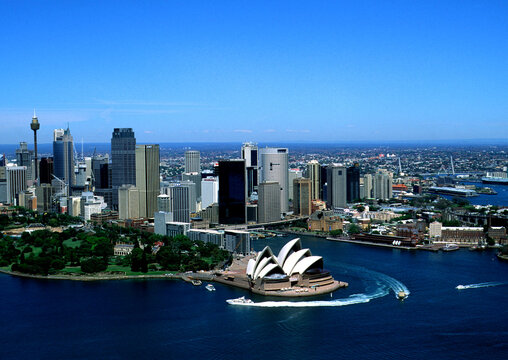 Sydney Australia Home of 2000 Olympics Harbor and Opera House