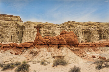 Fototapeta premium Toadstool Hoodoos in Grand Staircase-Escalante National Monument, Utah, USA