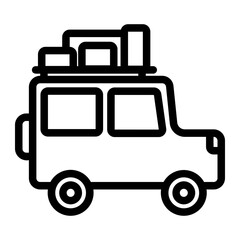 car traveling icon