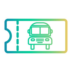 bus ticket icon