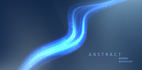 Modern abstract wave lines.