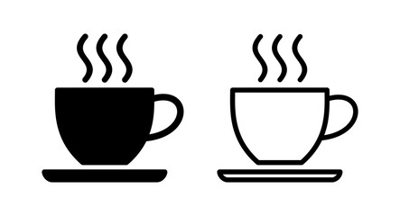 coffee cup icon vector illustration. cup a coffee sign and symbol