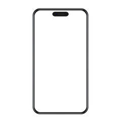Realistic smartphone mockup. Device UI UX mockup for presentation template. Stock royalty free vector illustration. PNG