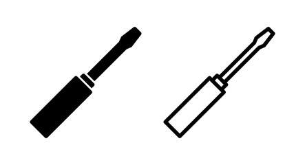 Screwdriver icon vector illustration. tools sign and symbol
