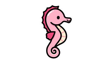 cartoon Seahorse vector