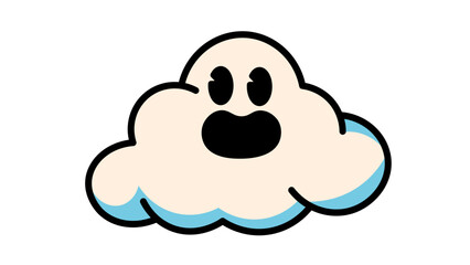 cartoon cloud