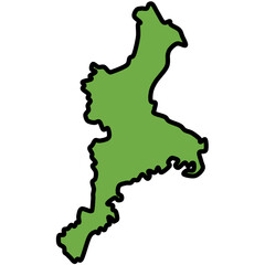 ラフな三重県