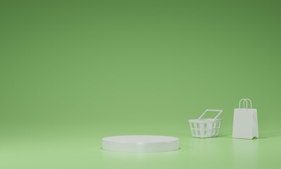 green plastic bottle