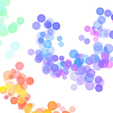 abstract background with bubbles or bokeh lights