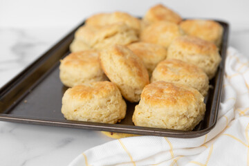 Freshly Baked Homemade Buttermilk Biscuits