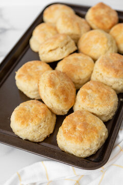 Freshly Baked Homemade Buttermilk Biscuits