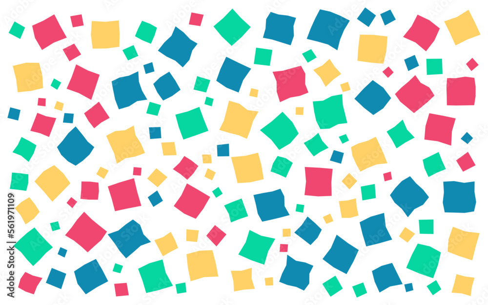 Aufkleber a set of simple minimalistic shapes seamless patterns. memphis design, collection trendy vector geom