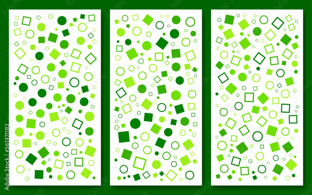 Poster a set of simple minimalistic shapes seamless patterns. memphis design, collection trendy vector geom