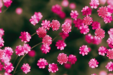 Spring Wildflowers Seamless Texture Pattern Tiled Repeatable Tessellation Background Image