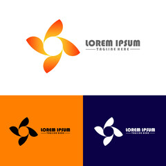 abstract logo design, beauty care, spa