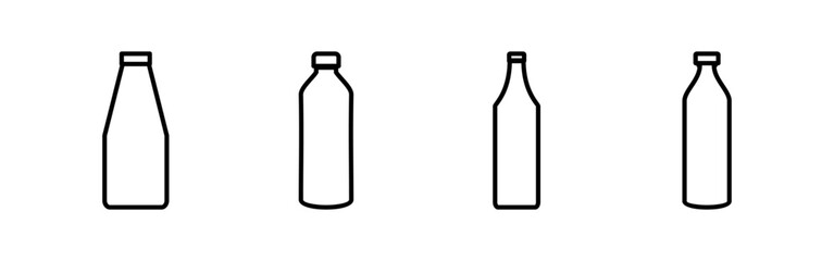 Bottle icon vector for web and mobile app. bottle sign and symbol