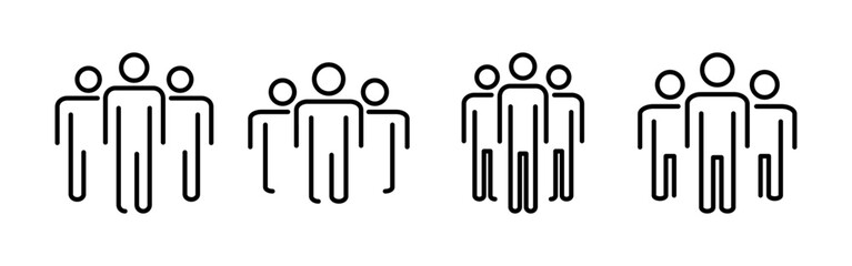 People icon vector for web and mobile app. person sign and symbol. User Icon vector