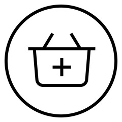 Shopping Basket line icon