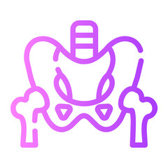 pelvis gradient icon