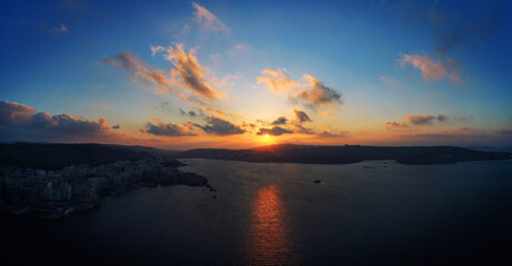 Fototapeta na wymiar Maltese Sunset