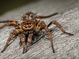 Macro image for reference of a grey spider