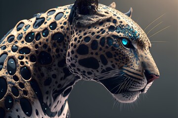 Cyborg robot jaguar.