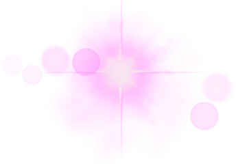 Beautiful pink flash lens beam © irham