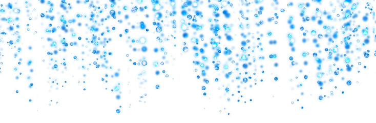 Fototapeta na wymiar blue glowing glitter particles