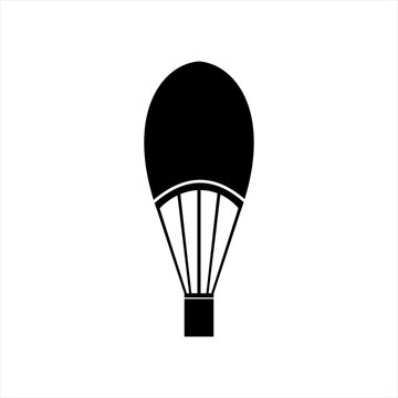Hot air balloon icon logo design.