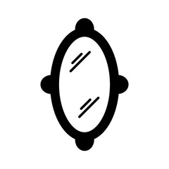 mirror icon vector template design collections flat trendy