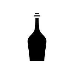 wine bottles icon vector template design collections flat trendy