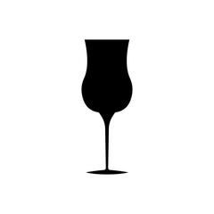 wine glass icon vector template design collections flat trendy