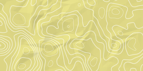 Topographic map background geographic line map with elevation assignments. Modern design with White background with topographic wavy pattern design.paper texture Imitation of a geographical map shades