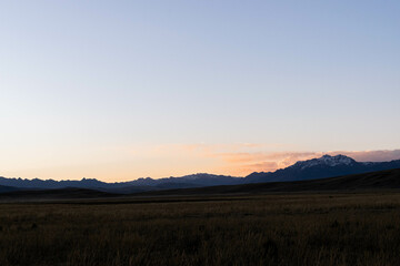 landscape in the road
