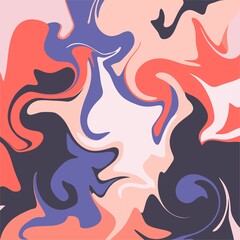 Multicolored abstract background with interesting pattern and interesting color combination 
