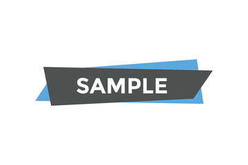 sample button web banner templates. Vector Illustration

