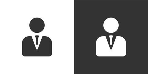 Vector icon of crowd persons. People group pictogram