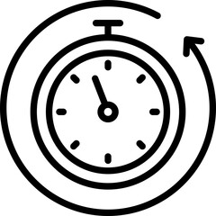 Chronometer, timeframe Vector Icon which can easily modify or edit


