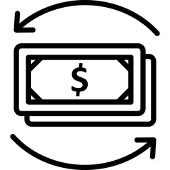 Banking, banknote Vector Icon Fully Editable

