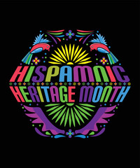 hispanic heritage month t shirt design
